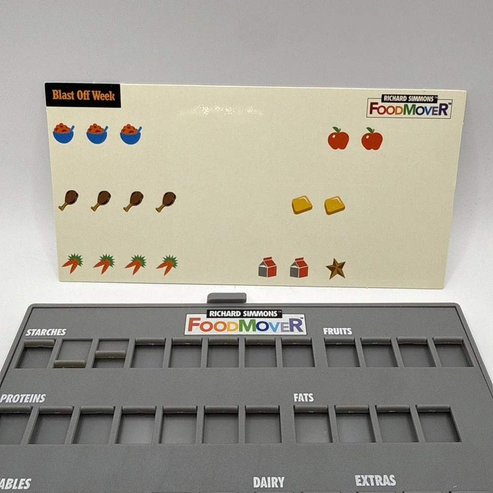 Vtg Richard Simmons Foodmover Calorie Counter Diet Program Meal Tracker 1998